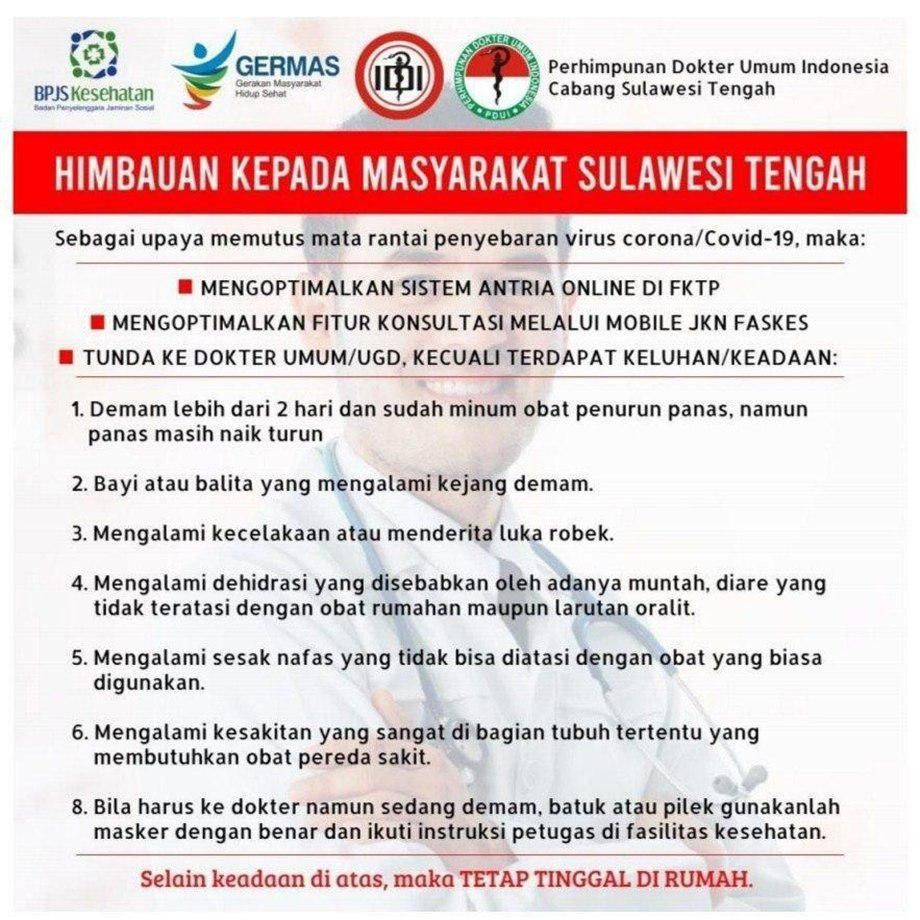 Tunda ke Dokter, Warga Sulawesi Tengah Diimbau Optimalkan Mobile JKN