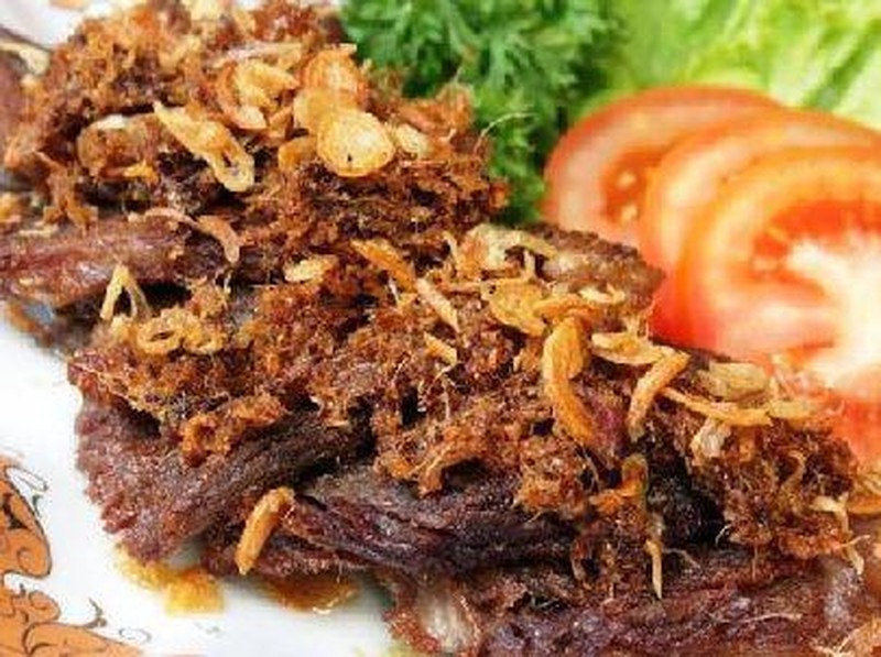 Gepuk daging sapi Gepuk daging sapi