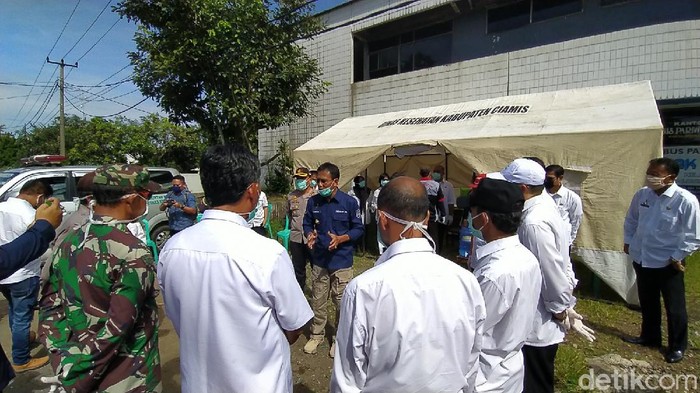 Pemkba Ciamis siagakan posko pemeriksaan kesehatan di wilayah perbatasan