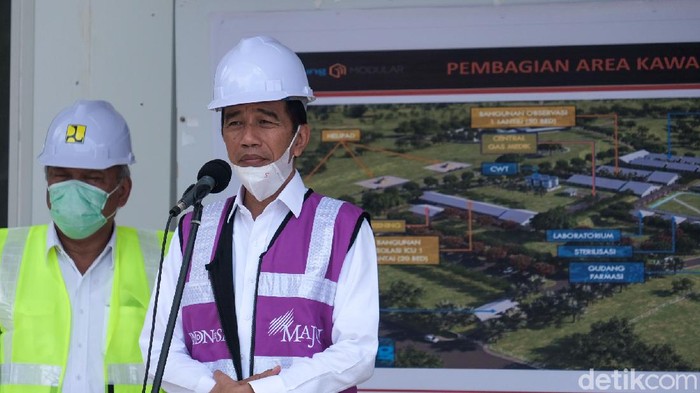 Presiden Jokowi di Pulau Galang