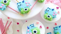 Hayo siapa yang suka karakter Monster Inc? Nah Moon juga membuatnya sebagai salah satu bentuk macaron koleksinya. Sayang banget nih kalau dimakan. Foto: Instagram @sugardevotion
