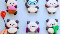 Wah karakter panda dengan beragam ekspresi ini terlihat sangat lucu ya! Lagi-lagi Katrina berhasil membuat macaronnya nampak menggemaskan. Foto: Instagram @sugardevotion