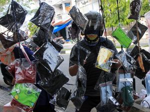 Masker Kain Jadi Alternatif Warga Cegah Corona