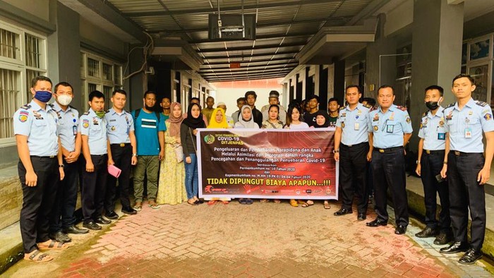 31 tahanan di Rutan Kelas I Makassar dikeluarkan untuk mencegah Corona (dok. Istimewa)
