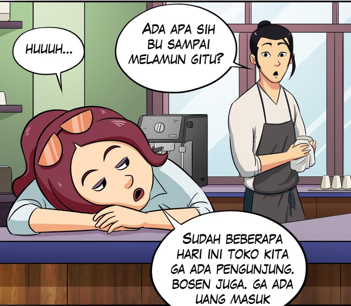 Komik Virus Korona Dan Kesimpangsiuran Masker