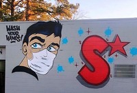 Ragam upaya dilakukan warga di berbagai negara untuk sebarkan kepedulian cegah penyebaran Corona. Salah satunya lewatkarya seni seperti mural. Berikut potretnya