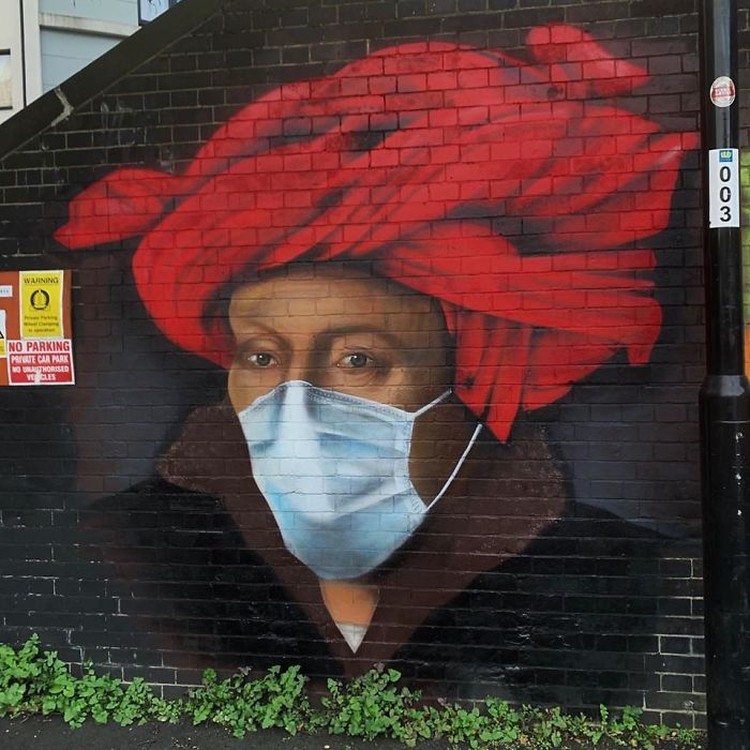 Ragam upaya dilakukan warga di berbagai negara untuk sebarkan kepedulian cegah penyebaran Corona. Salah satunya lewatkarya seni seperti mural. Berikut potretnya