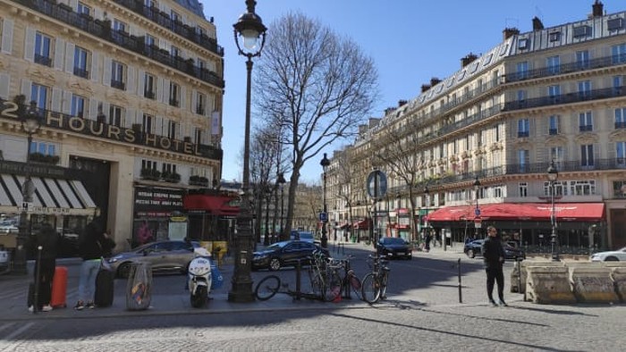Paris Saat Lockdown Corona