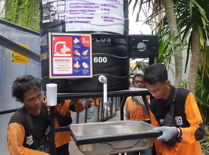 Wastafel portable di Surabaya banyak yang hilang