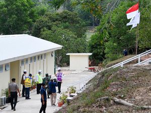 Jokowi Tinjau RS Darurat Penanganan COVID-19 di Pulau Galang