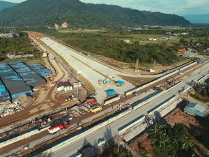 Sudah 18%, Proyek Tol Padang-Sicincin Dikebut