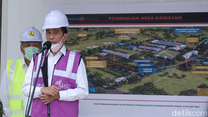 Presiden Jokowi di Pulau Galang