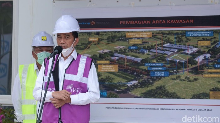 Presiden Jokowi di Pulau Galang