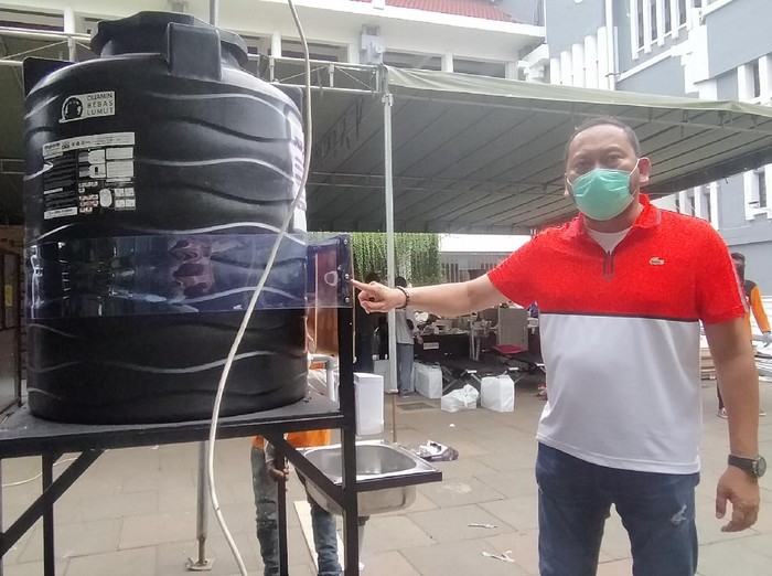 Wastafel portable di Surabaya banyak yang hilang