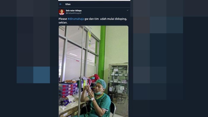 viral perawat diinfus viral perawat diinfus
