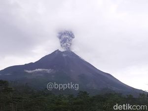 Gunung Merapi Erupsi Lagi Sore Tadi, Begini Penjelasan BPPTKG