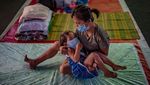 Filipina Sulap Gimnasium Jadi Penampungan Tunawisma