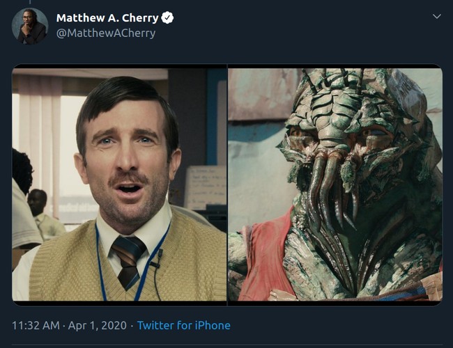 Awalnya Matthew hanya mengunggah tiga foto perbandingan yang terinspirasi dari beberapa film. Tapi para netizen yang tampaknya juga bosan di rumah menambahkan meme-meme lain. Kumpulan meme ini pun cukup menghibur para warga Twiiter. Foto: Twitter