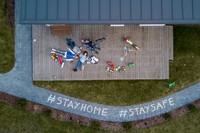Di Rumah Aja Drone