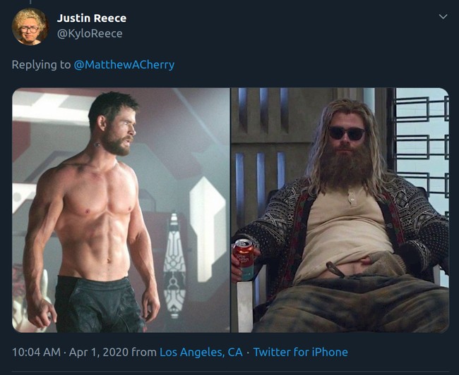 Jadi banyak makan ini juga yang ditakutkan orang-orang, terutama wanita ketika pandemi virus Corona akhirnya selesai. Foto: Twitter