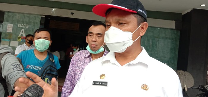 Plt Kepala BPKAD Sumut Ismael Sinaga (Ahmad Arfah-detikcom)