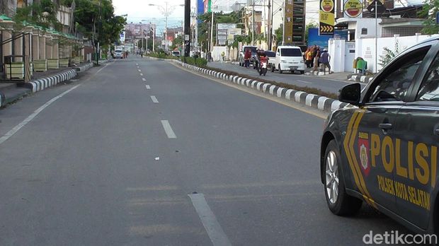 Cegah Corona, Ruas Jalan Utama di Gorontalo Ditutup Sementara