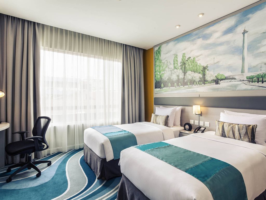 Salah satu kamar di Hotel Mercure Cikini