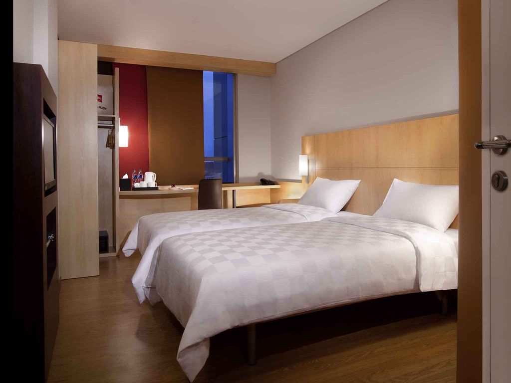 Salah satu kamar di Hotel Ibis Senen.