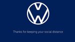 Uniknya Logo VW dan Audi yang Jaga Jarak karena Social Distancing