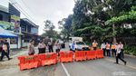 Akses Jalan Menuju Setukpa Polri Sukabumi Dialihkan