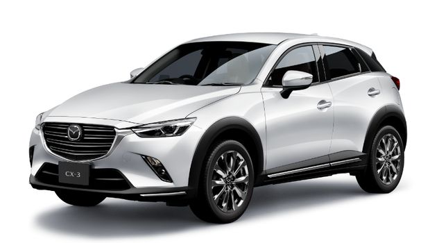 New Mazda CX-3 facelift tampak depan dan samping