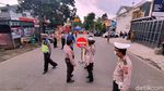 Akses Jalan Menuju Setukpa Polri Sukabumi Dialihkan