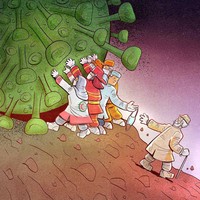 Karya Ilustrasi Corona
