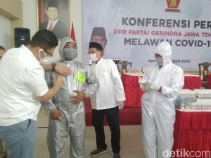 Legislator Gerindra Jateng Saweran Rp 400 Juta untuk Penanganan Corona