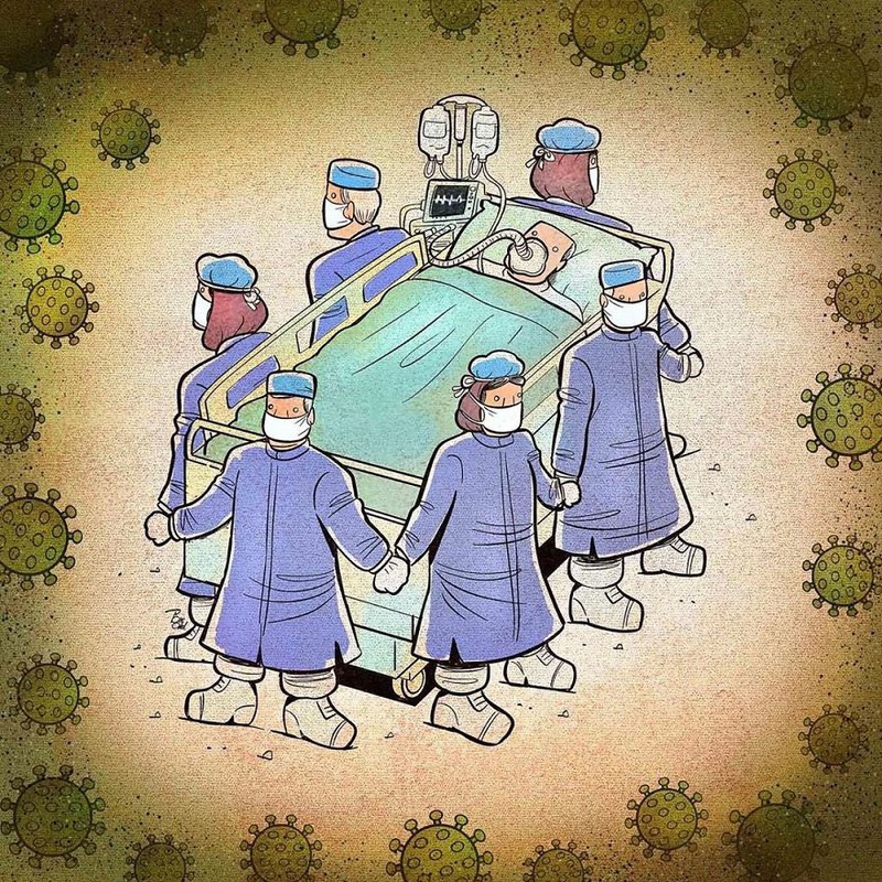 Karya Ilustrasi Corona