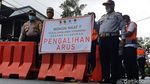Akses Jalan Menuju Setukpa Polri Sukabumi Dialihkan