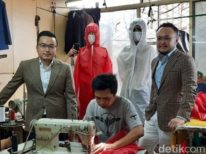 Samuel-Stephen Wongso Buat dan Sumbang APD untuk Tenaga Medis Corona