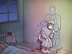 Ilustrasi Perjuangan Tenaga Medis Hadapi Corona Bikin Hati Terenyuh