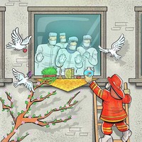 Karya Ilustrasi Corona