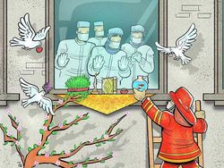 Ilustrasi Perjuangan Tenaga Medis Hadapi Corona Bikin Hati Terenyuh