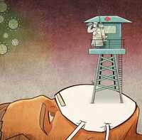 Karya Ilustrasi Corona