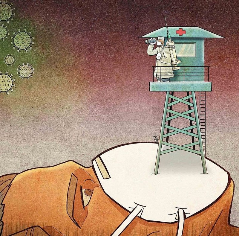 Karya Ilustrasi Corona