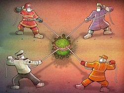 Ilustrasi Perjuangan Tenaga Medis Hadapi Corona Bikin Hati Terenyuh