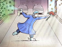 Ilustrasi Perjuangan Tenaga Medis Hadapi Corona Bikin Hati Terenyuh