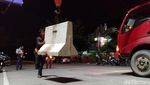 Blokade Beton di Kota Tegal Dibongkar