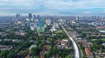Indahnya Biru Langit Jakarta Bebas Polusi