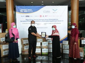 CT ARSA dan Transmedia Salurkan Donasi ke RS untuk Penanganan Corona