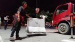 Blokade Beton di Kota Tegal Dibongkar