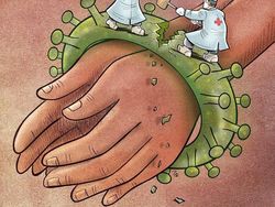 Ilustrasi Perjuangan Tenaga Medis Hadapi Corona Bikin Hati Terenyuh