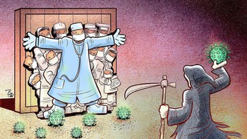 Ilustrator di balik karya ini adalah Ali Rezapakdel  Foto: instagram.com/alirezapakdel_artist/  